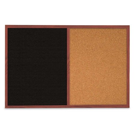 United Visual Products Slim Style Indoor Enclosed Radius Corkbo, UVRDS23SB-GOLD-BLACK UVRDS23SB-GOLD-BLACK